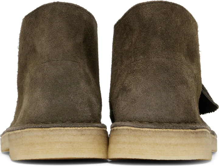 Clarks Originals Khaki Suede Desert Boots - Image 2