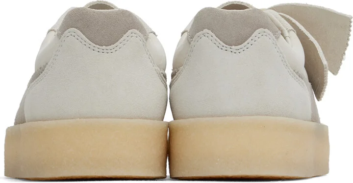 Clarks Originals Off-White & Gray Tor 80 Sneakers - Image 2