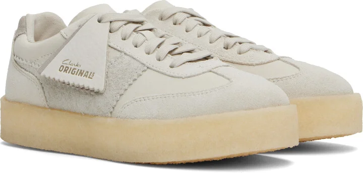 Clarks Originals Off-White Tor 80 Sneakers - Image 4