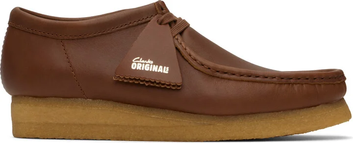 Clarks Originals Tan Wallabee Derbys