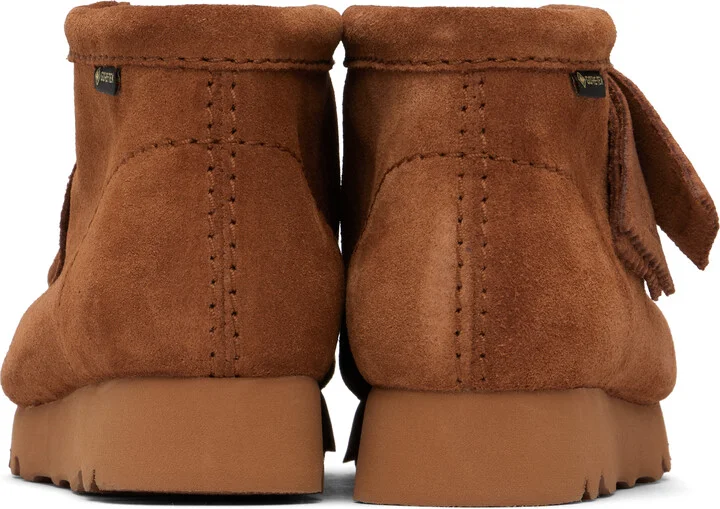 Clarks Originals Tan Wallabee Gore-Tex Boots - Image 2