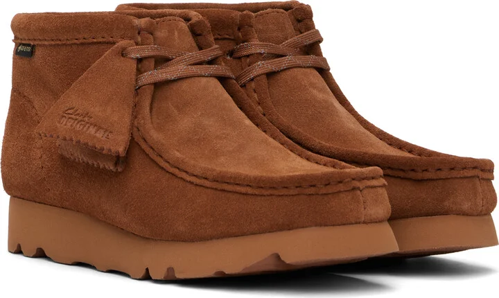 Clarks Originals Tan Wallabee Gore-Tex Boots - Image 4
