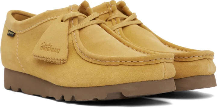 Clarks Originals Tan Wallabee Gore-Tex Derbys - Image 4