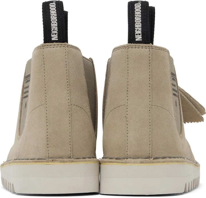 Clarks Originals Taupe Neighborhood Edition Suede Desert Boots - Image 2