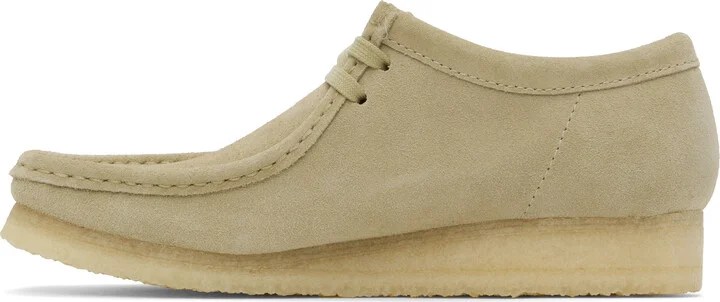 Clarks Originals Taupe Wallabee Derbys - Image 3