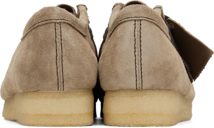 Clarks Originals Taupe Wallabee Derbys - Image 2