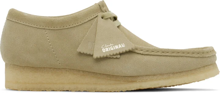 Clarks Originals Taupe Wallabee Derbys