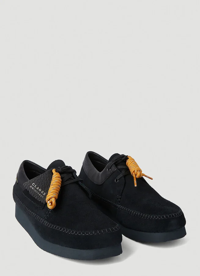 CLARKS ORIGINALS Weaver Shoes - Man Lace Ups Black Uk - 12 - Image 2