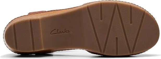 Clarks Paizlee Bay Women's Slippers Tan Leather : 11 B - Medium - Image 3