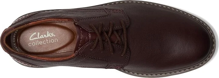 Clarks Radcliff Low Men's Lace-up Boots Mahogany Combi Leather : 10.5 D - Medium - Image 2