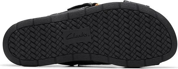 Clarks Reileigh Bay Women's Sandals Black Leather : 9 B - Medium, Leather/Rubber - Image 3