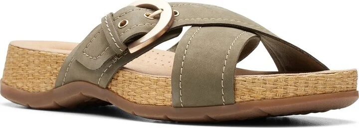 Clarks Reileigh May Nubuck Sandal