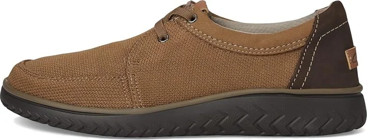 Clarks RelaxLite Lace Men's Shoes Light Brown Textile : 9.5 EE - Wide - Image 6