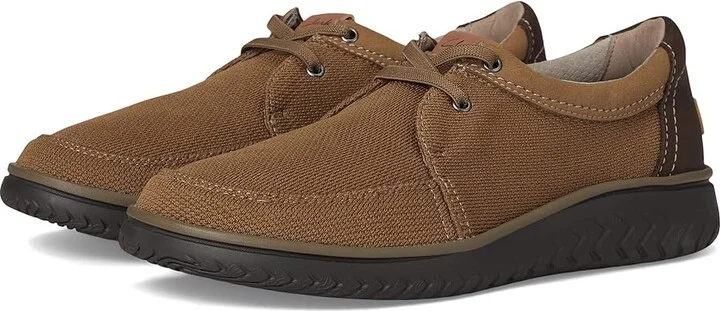 Clarks RelaxLite Lace Men's Shoes Light Brown Textile : 9.5 EE - Wide