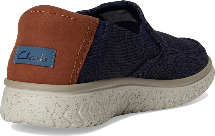 Clarks RelaxLite Step Men's Lace-up Boots Navy Combi Textile : 7 D - Medium - Image 4