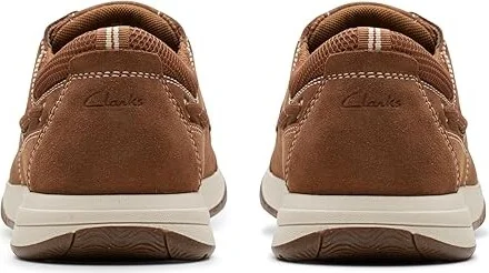 Clarks Sailview Lace Men's Lace-up Boots Light Tan Nubuck : 7.5 D - Medium, Leather - Image 4