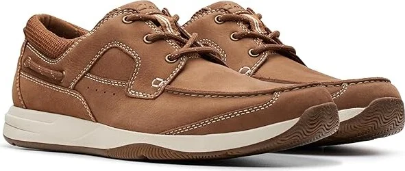 Clarks Sailview Lace Men's Lace-up Boots Light Tan Nubuck : 7.5 D - Medium, Leather