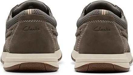 Clarks Sailview Lace Men's Lace-up Boots Taupe Nubuck : 8 D - Medium, Leather - Image 4