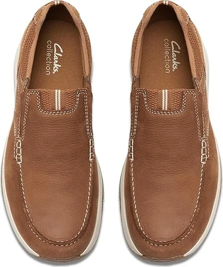 Clarks Sailview Step Men's Lace-up Boots Light Tan Nubuck : 11 D - Medium, Leather - Image 2