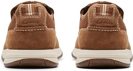 Clarks Sailview Step Men's Lace-up Boots Light Tan Nubuck : 11 D - Medium, Leather - Image 4