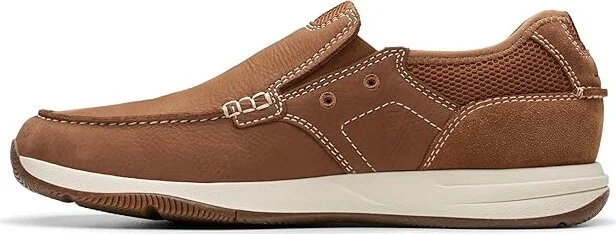 Clarks Sailview Step Men's Lace-up Boots Light Tan Nubuck : 11 D - Medium, Leather - Image 5