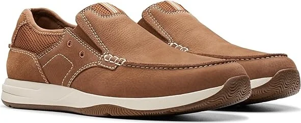 Clarks Sailview Step Men's Lace-up Boots Light Tan Nubuck : 11 D - Medium, Leather