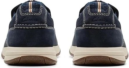 Clarks Sailview Step Men's Lace-up Boots Navy Nubuck : 9 D - Medium, Leather - Image 4