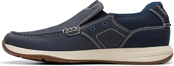Clarks Sailview Step Men's Lace-up Boots Navy Nubuck : 9 D - Medium, Leather - Image 5