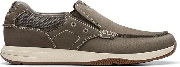 Clarks Sailview Step Men's Lace-up Boots Taupe Nubuck : 11 EE - Wide, Leather - Image 6