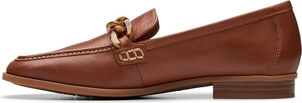 Clarks Sarafyna Iris Women's Shoes Tan Leather : 6 B - Medium - Image 5