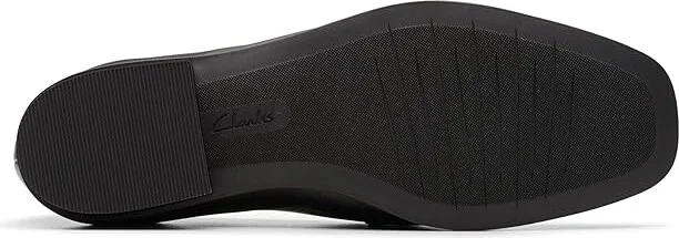 Clarks Sarafyna Rae Women's Flat Shoes Black Leather : 5 B - Medium - Image 3