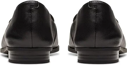 Clarks Sarafyna Rae Women's Flat Shoes Black Leather : 5 B - Medium - Image 4