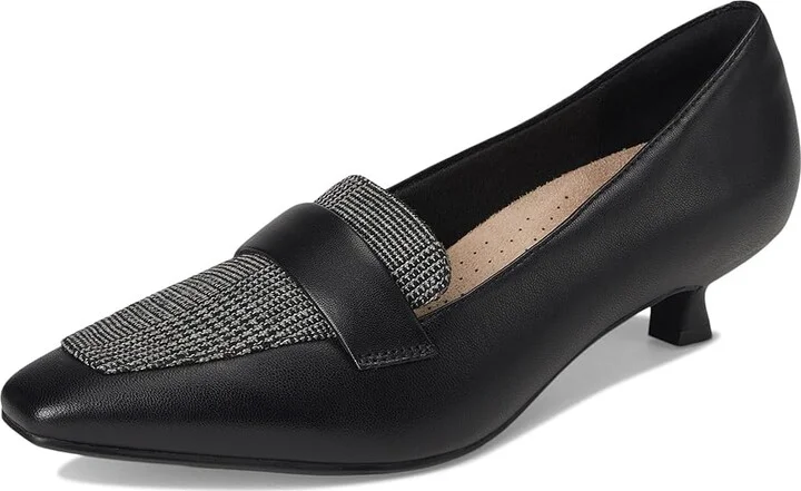 Clarks Scarlyt Mabel Women's Shoes Black Interest Leather : 6.5 B - Medium - Image 5