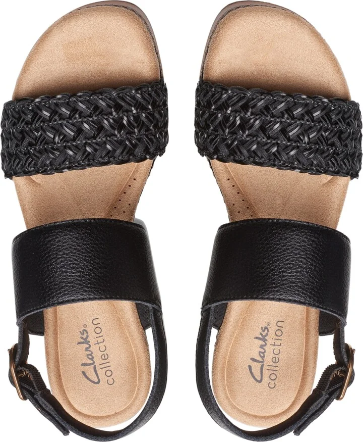 Clarks Seannah Step Woven Strap Clog-Style Platform Sandals - Image 4