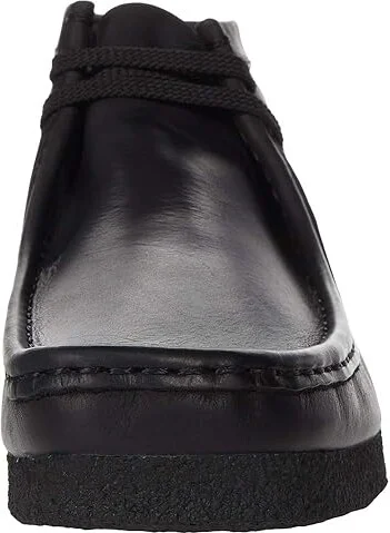 Clarks Shacre Boot Men's Shoes Black Leather : 7 D - Medium - Image 5