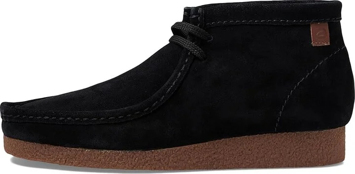 Clarks Shacre Boot Men's Shoes Black Suede : 7 D - Medium - Image 6