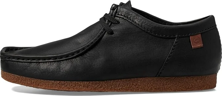 Clarks Shacre Ii Run Shoes Men's Shoes Black Leather : 10 D - Medium - Image 6