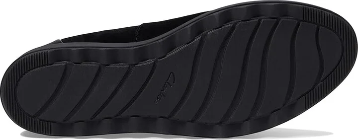 Clarks Sharon Dolly Women's Shoes Black Suede/Dark Tan Welt : 11 B - Medium - Image 3