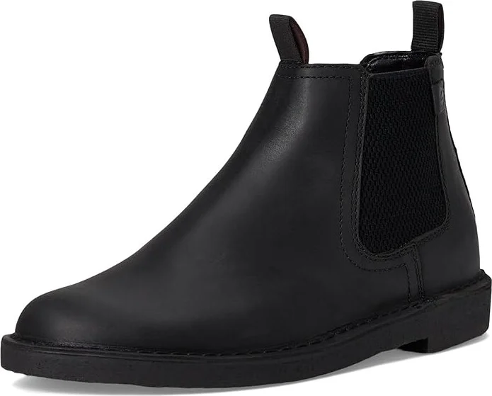 Clarks Shepton Easy Men's Boots Black Leather : 8.5 D - Medium - Image 5