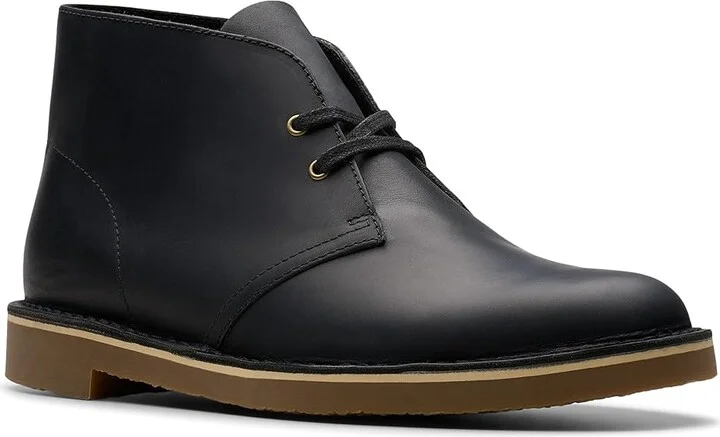Clarks Shepton Men's Boots Black Leather : 12 D - Medium - Image 5