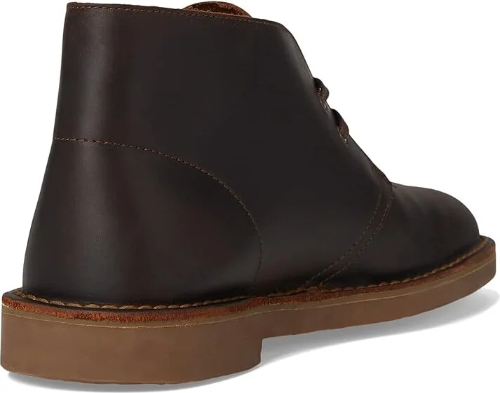 Clarks Shepton Men's Boots Dark Brown Leather : 11.5 EE - Wide - Image 4