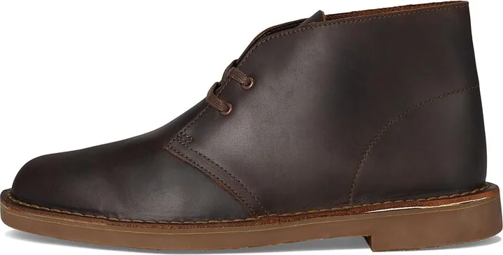 Clarks Shepton Men's Boots Dark Brown Leather : 11.5 EE - Wide - Image 6