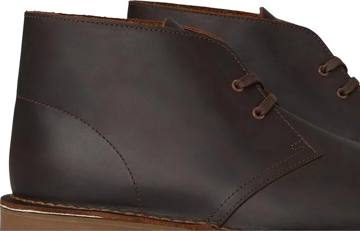 Clarks Shepton Men's Boots Dark Brown Leather : 11.5 EE - Wide - Image 7