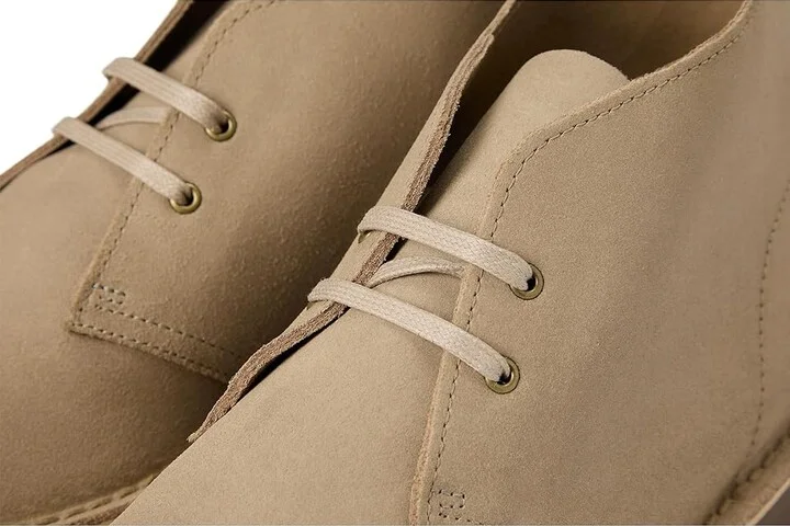 Clarks Shepton Men's Boots Taupe Distressed Leather : 8.5 D - Medium - Image 7
