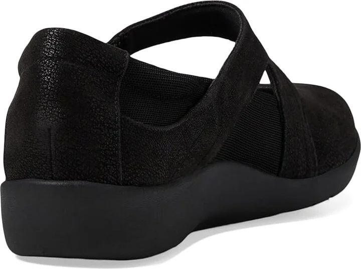 Clarks Sillian Bella Women's Shoes Black Synthetic Nubuck : 5 B - Medium - Image 5