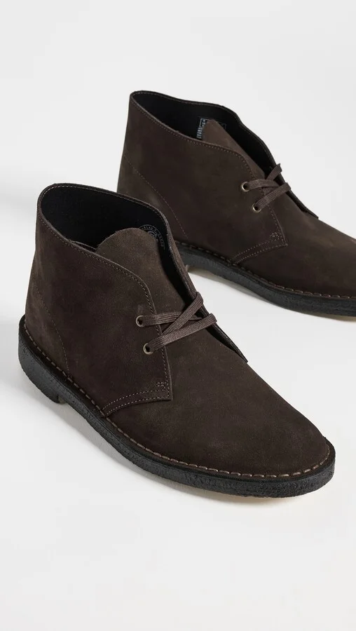 Clarks Suede Desert Boot - Image 3
