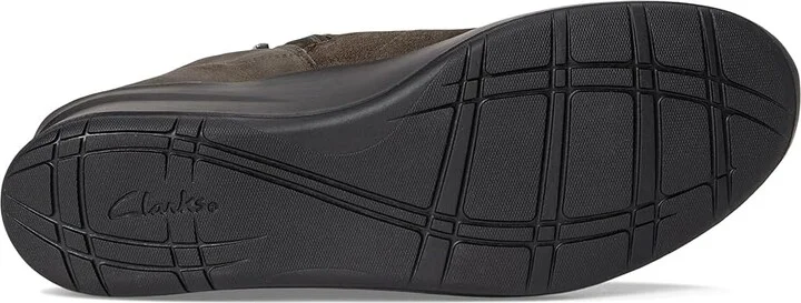 Clarks Suttyn Rae Women's Boots Slate Leather : 6.5 D - Wide, Leather/Rubber - Image 3