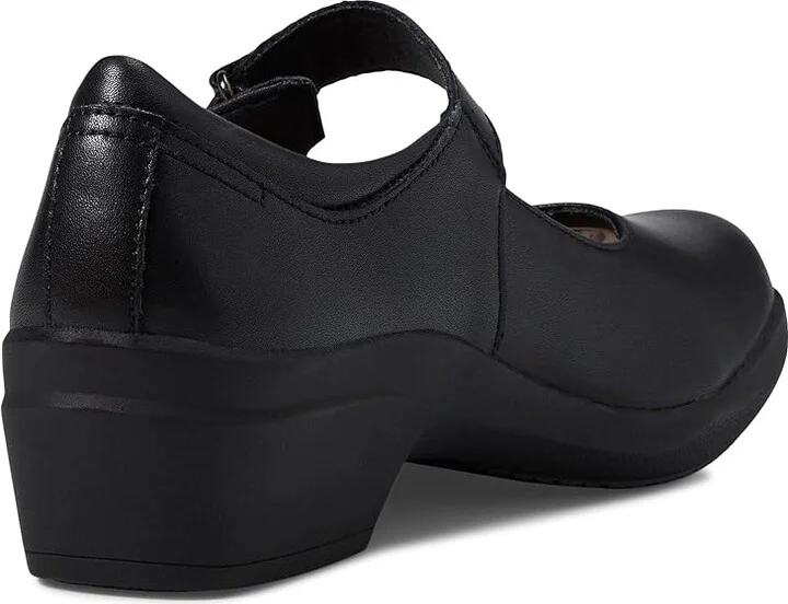 Clarks Talene Ave Women's Flat Shoes Black Leather : 8.5 B - Medium - Image 4