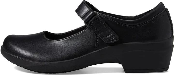 Clarks Talene Ave Women's Flat Shoes Black Leather : 8.5 B - Medium - Image 6