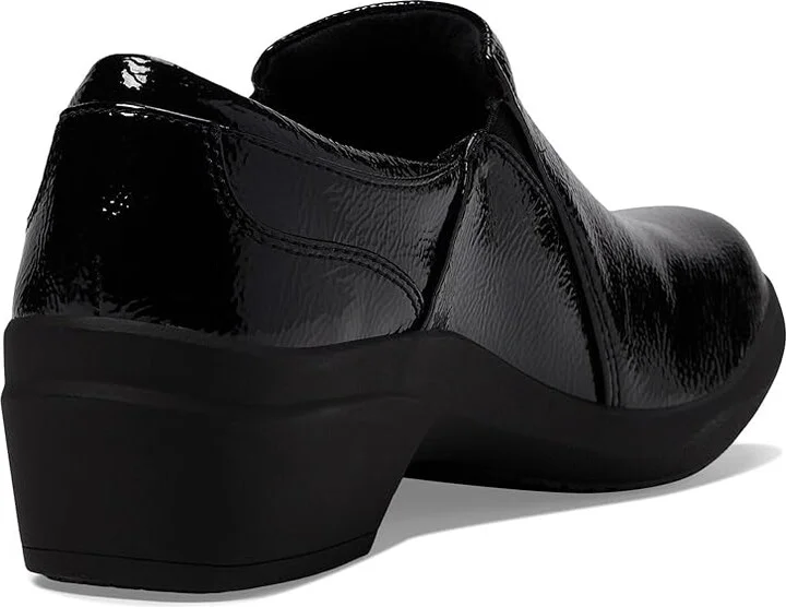 Clarks Talene Pace Women's Shoes Black Crinkle Patent Synthetic : 9 B - Medium, Leather - Image 4